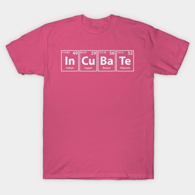 Incubate Elements Spelling T-Shirt by cerebrands
